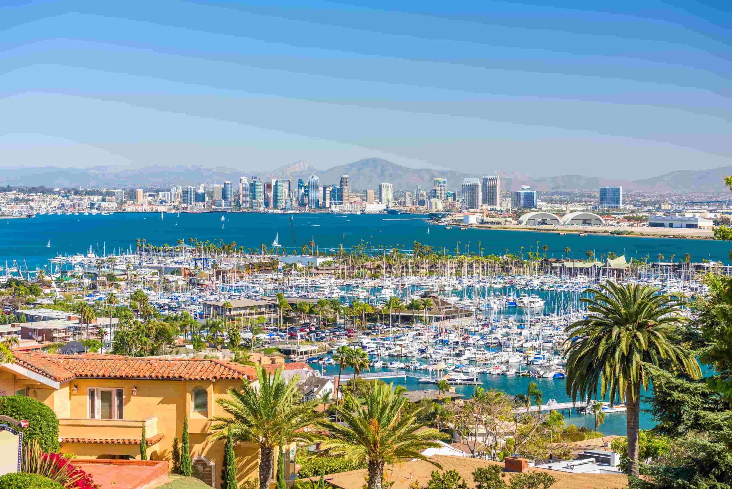 landscape picture of San Diego, California during a sunny day